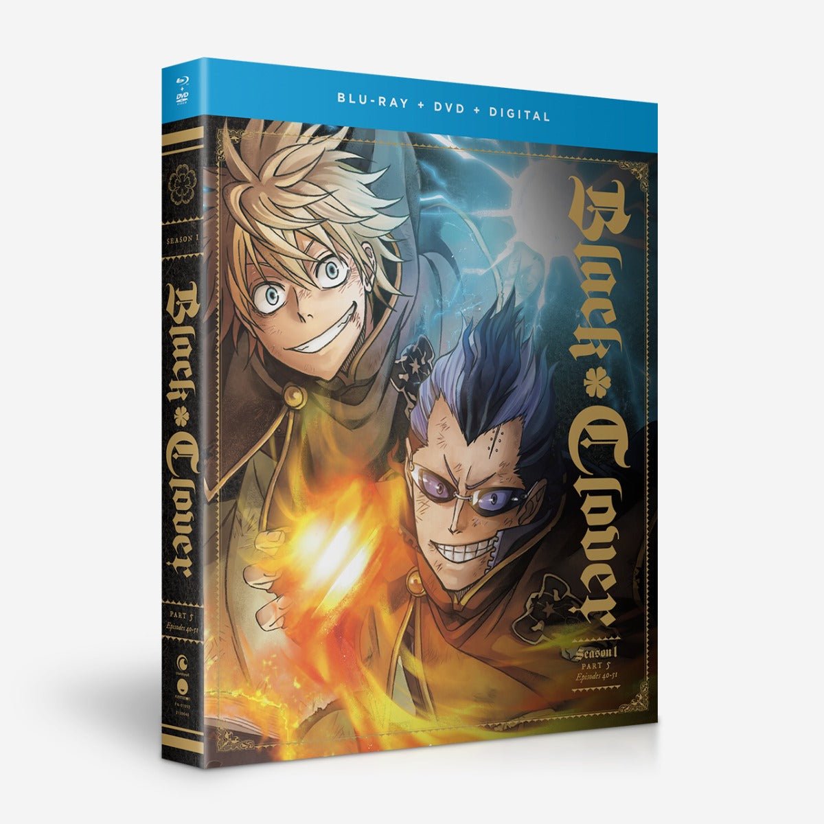 Black Clover Season 1 Part 5 Bluray + DVD Crunchyroll store