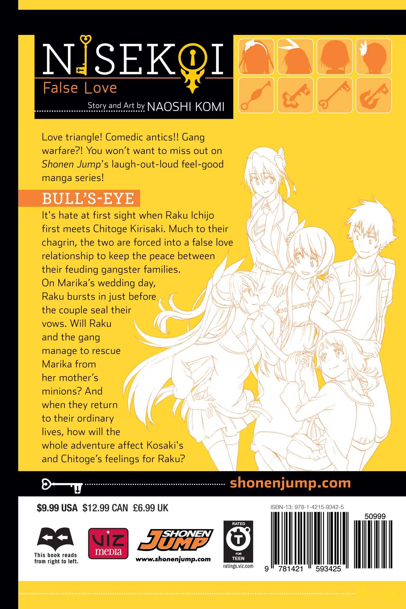 VIZ  Read a Free Preview of Nisekoi: False Love, Vol. 22