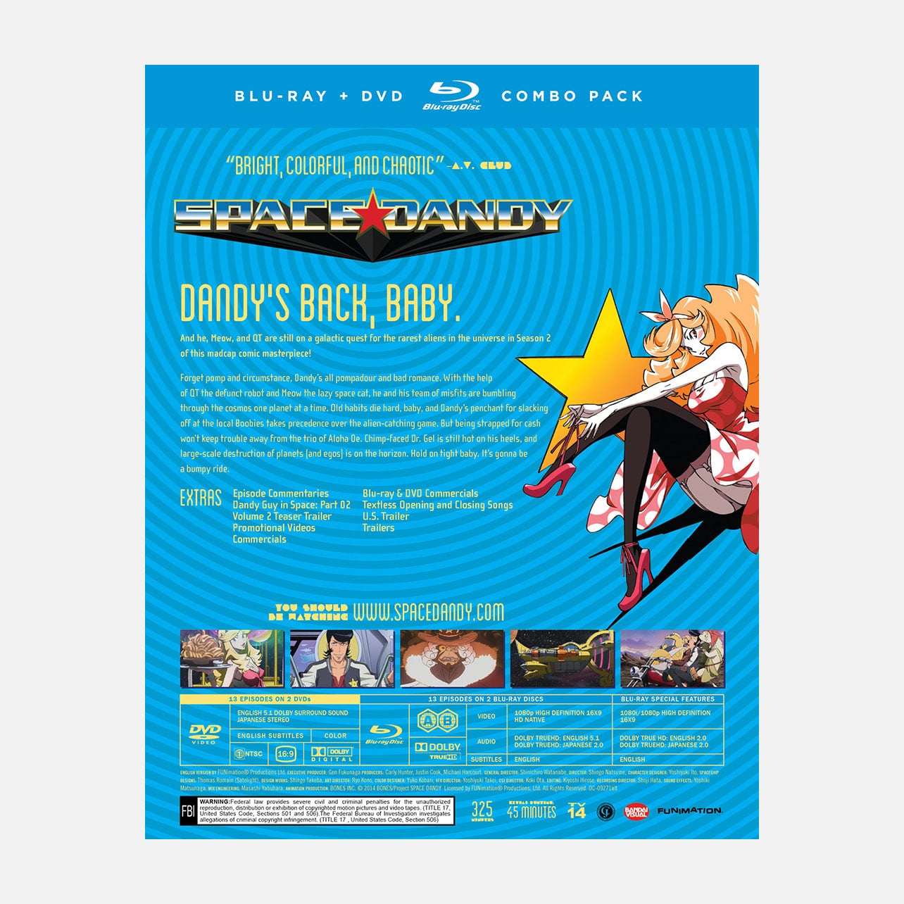 Space Dandy - Season 2 - Blu-ray + DVD image count 1