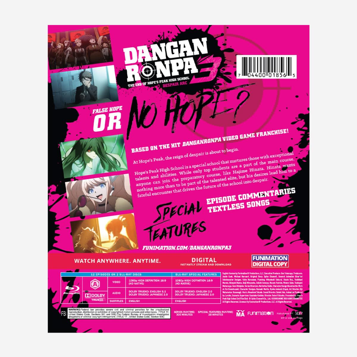 Danganronpa 3: The End of Hope's Peak High School em português brasileiro -  Crunchyroll
