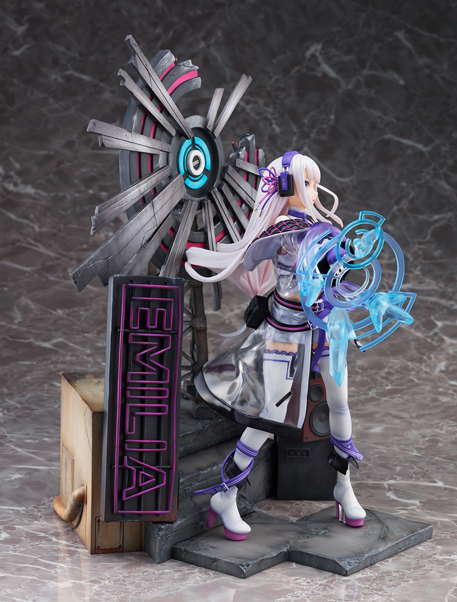 Emilia Neon City Ver Re:ZERO Figure | Crunchyroll Store