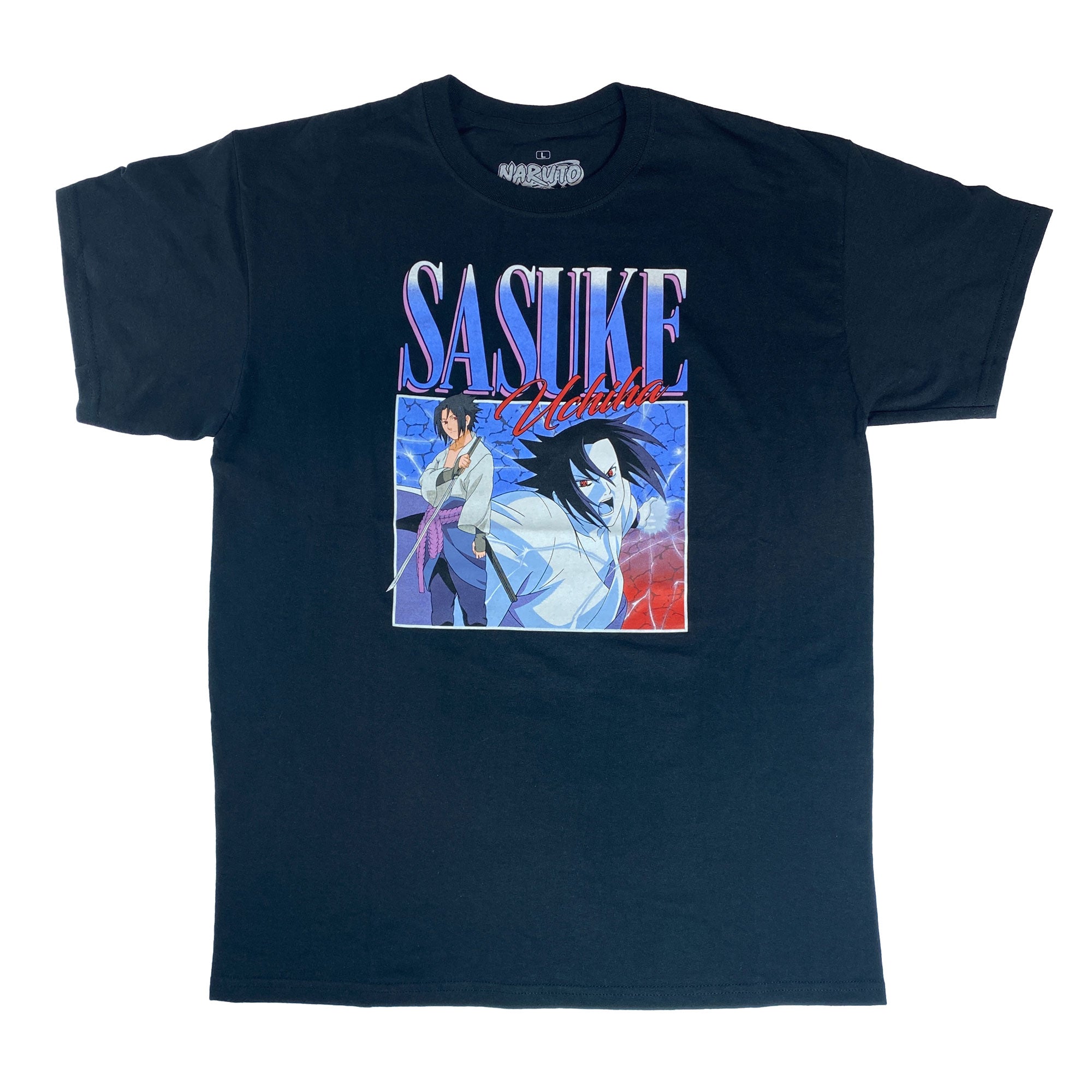 Naruto Shippuden - Sasuke Uchiha '90s T-Shirt - Crunchyroll Exclusive! image count 0