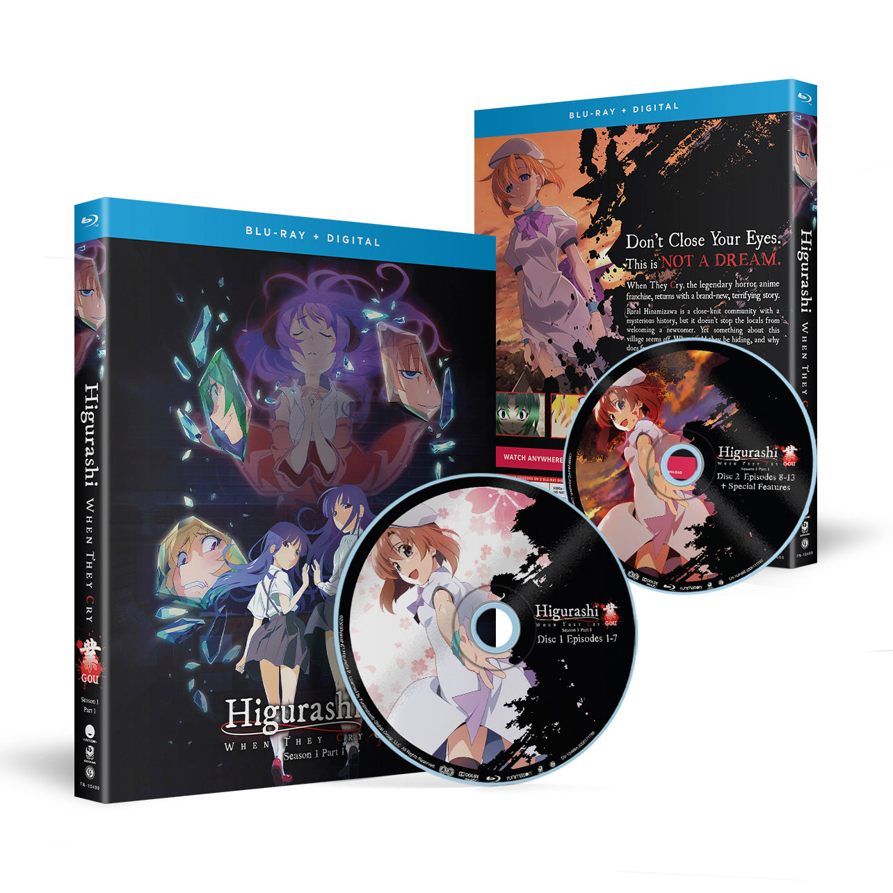 Higurashi: When They Cry - GOU - Season 1 Part 1 - Blu-ray ...