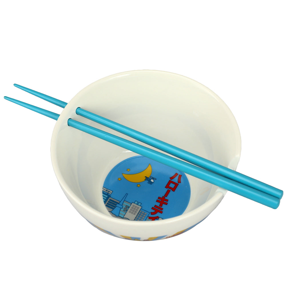 Sanrio - Hello Kitty Kaiju Ramen Bowl With Chopsticks image count 1