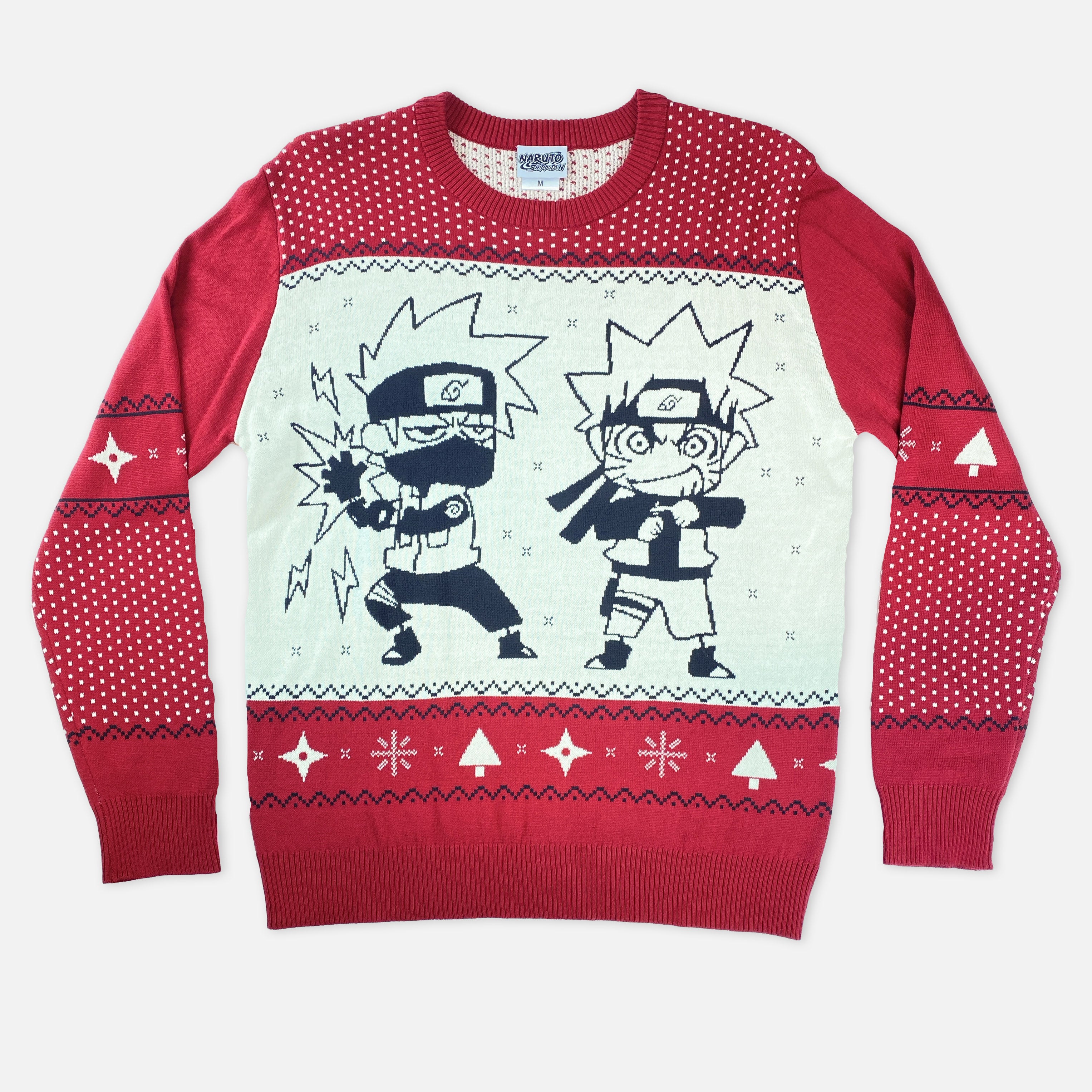 Naruto Shippuden - Naruto Kakashi Chibi Holiday Sweater - Crunchyroll Exclusive! image count 0