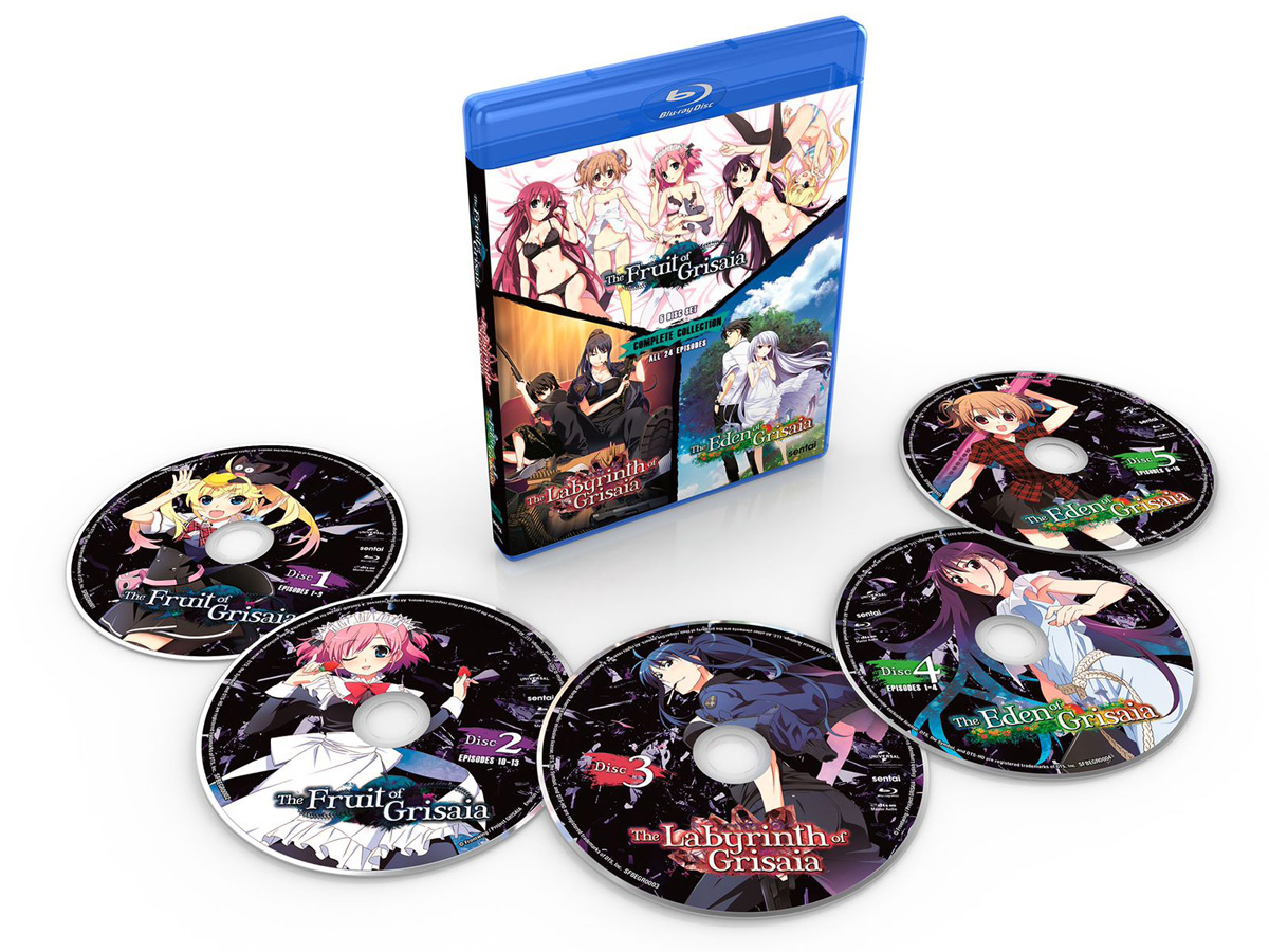  Animation - Le Eden De La Grisaia (Grisaia No Rakuen) Vol.1  (DVD+ILLUSTRATED BOX CONTAINER) [Japan LTD DVD] GNBA-3101 : Movies & TV