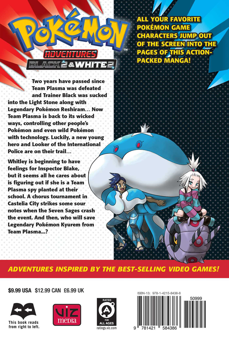 Pokemon Adventures: Black 2 & White 2 Manga Volume 3