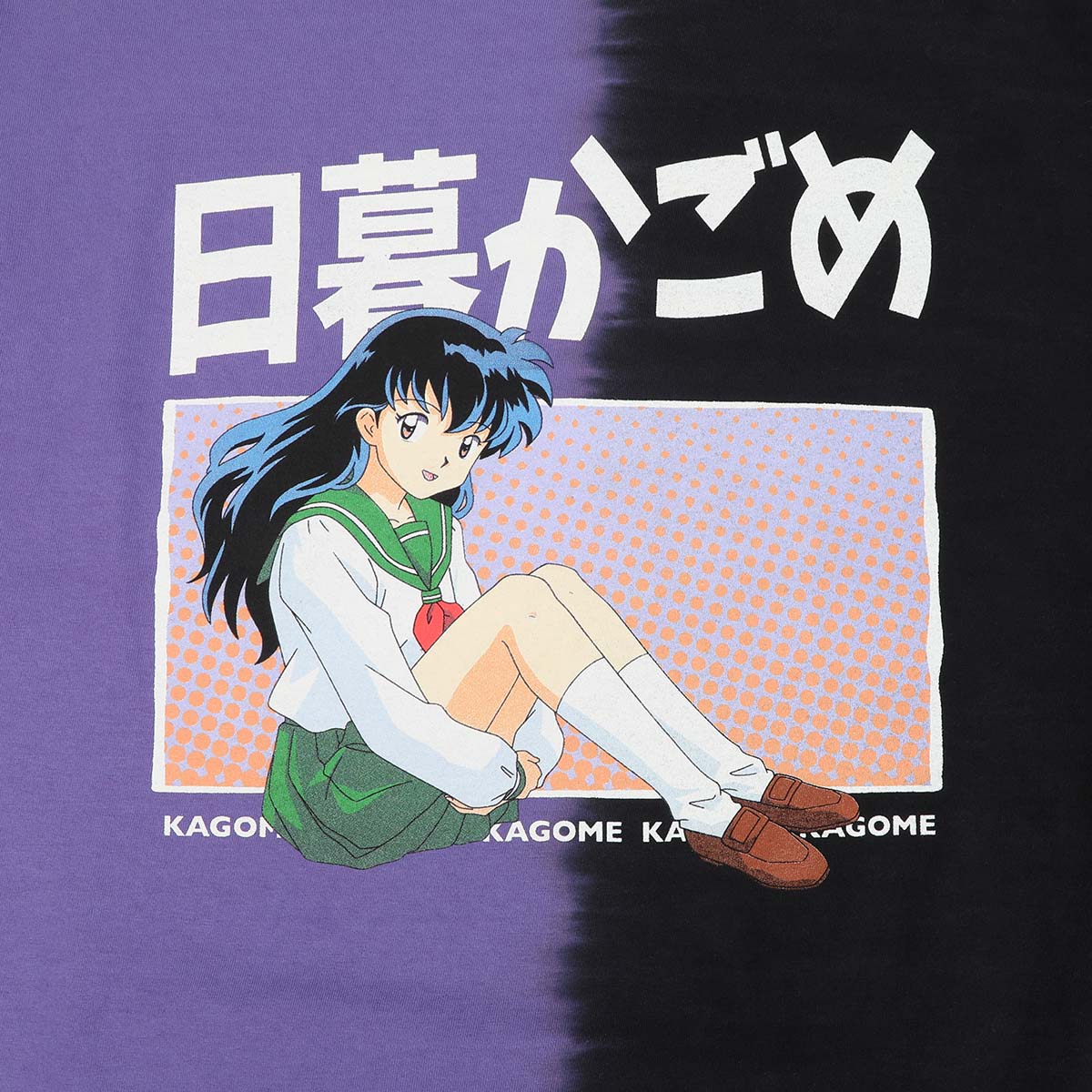 Inuyasha - Kagome Kanji Split Dye T-Shirt - Crunchyroll Exclusive! image count 1