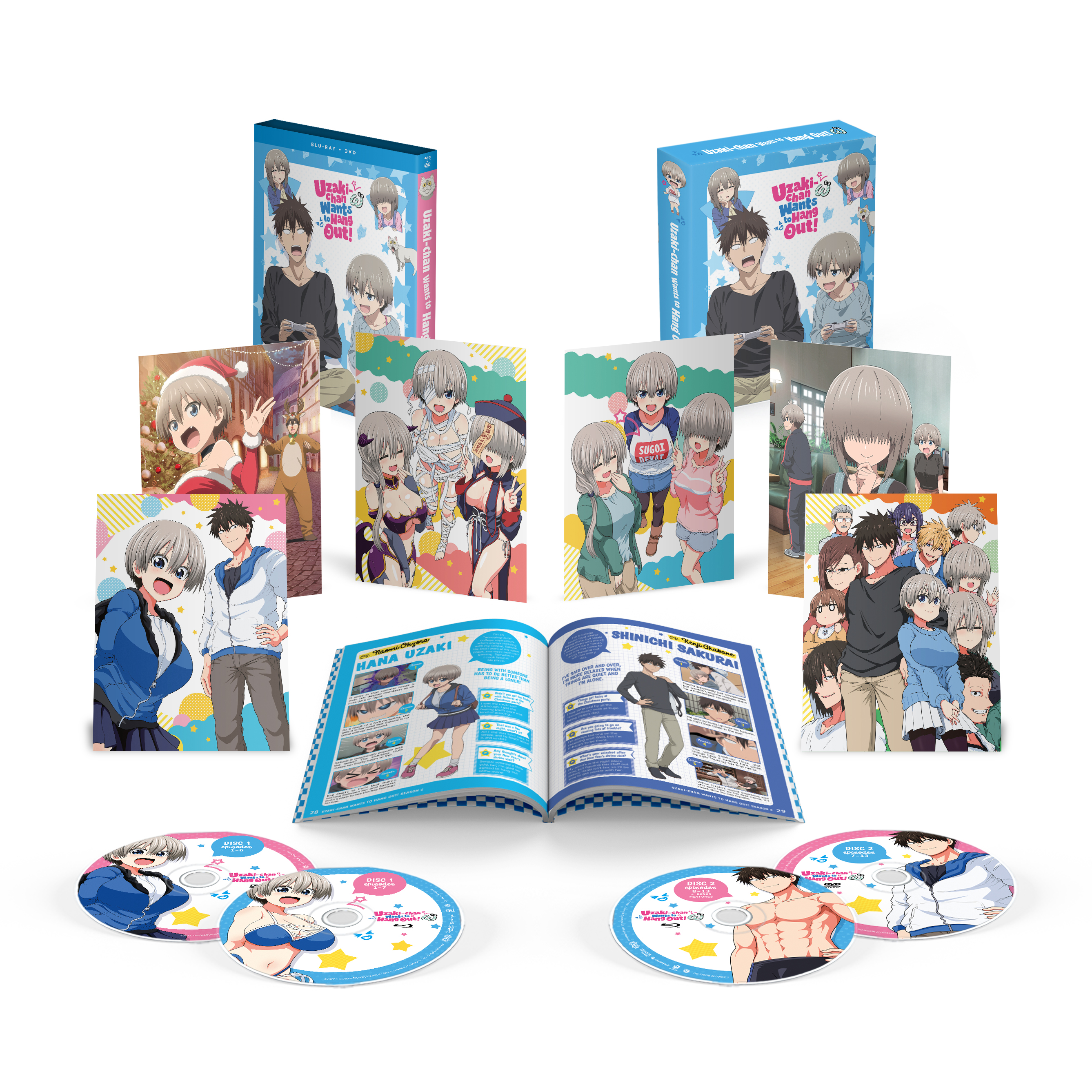 Uzaki-chan Wants to Hang Out! - Season 2 - Blu-ray + DVD - Limited Edition  | Crunchyroll Store