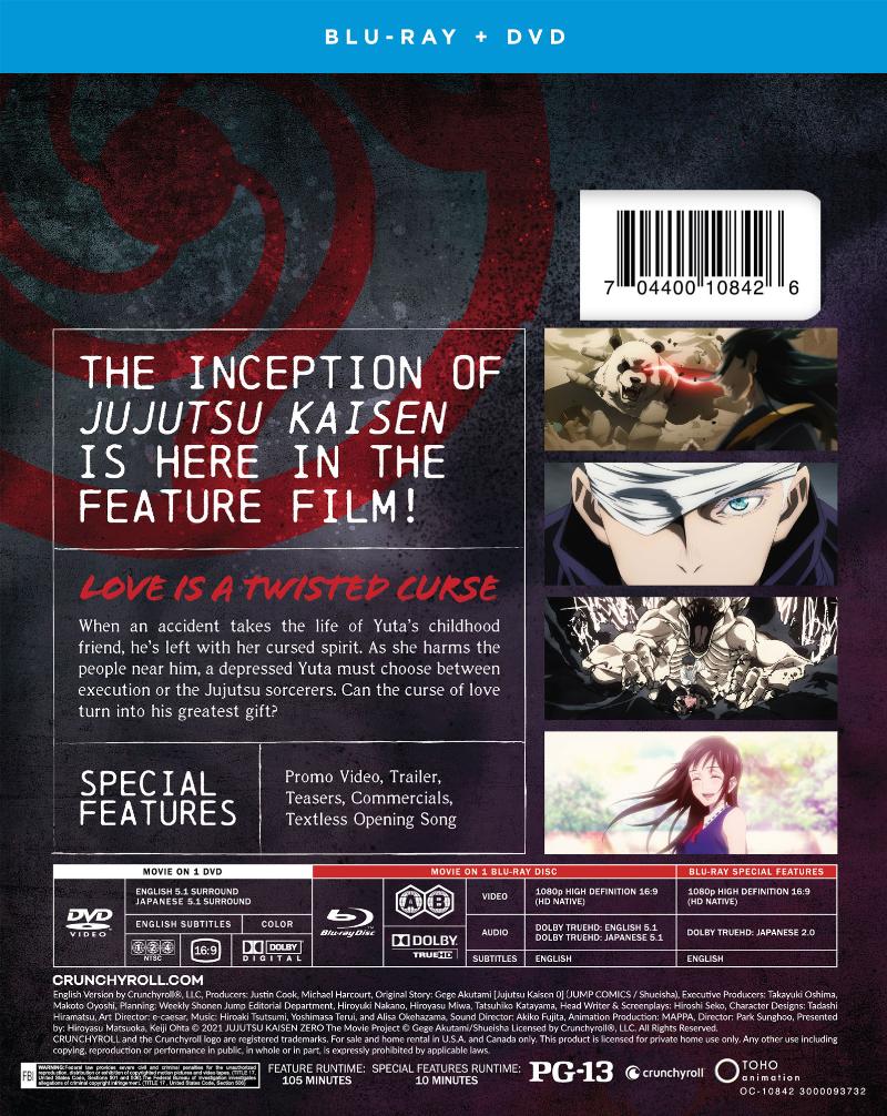 Jujutsu Kaisen 0 The Movie Lenticular Cover Edition Blu-ray/DVD image count 2