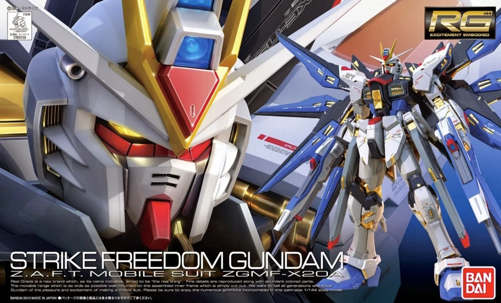 Great deals on BANDAI - Maquette Gundam - 05 Freedom Gundam Gunpla RG 1/144  Model Kit 2143383