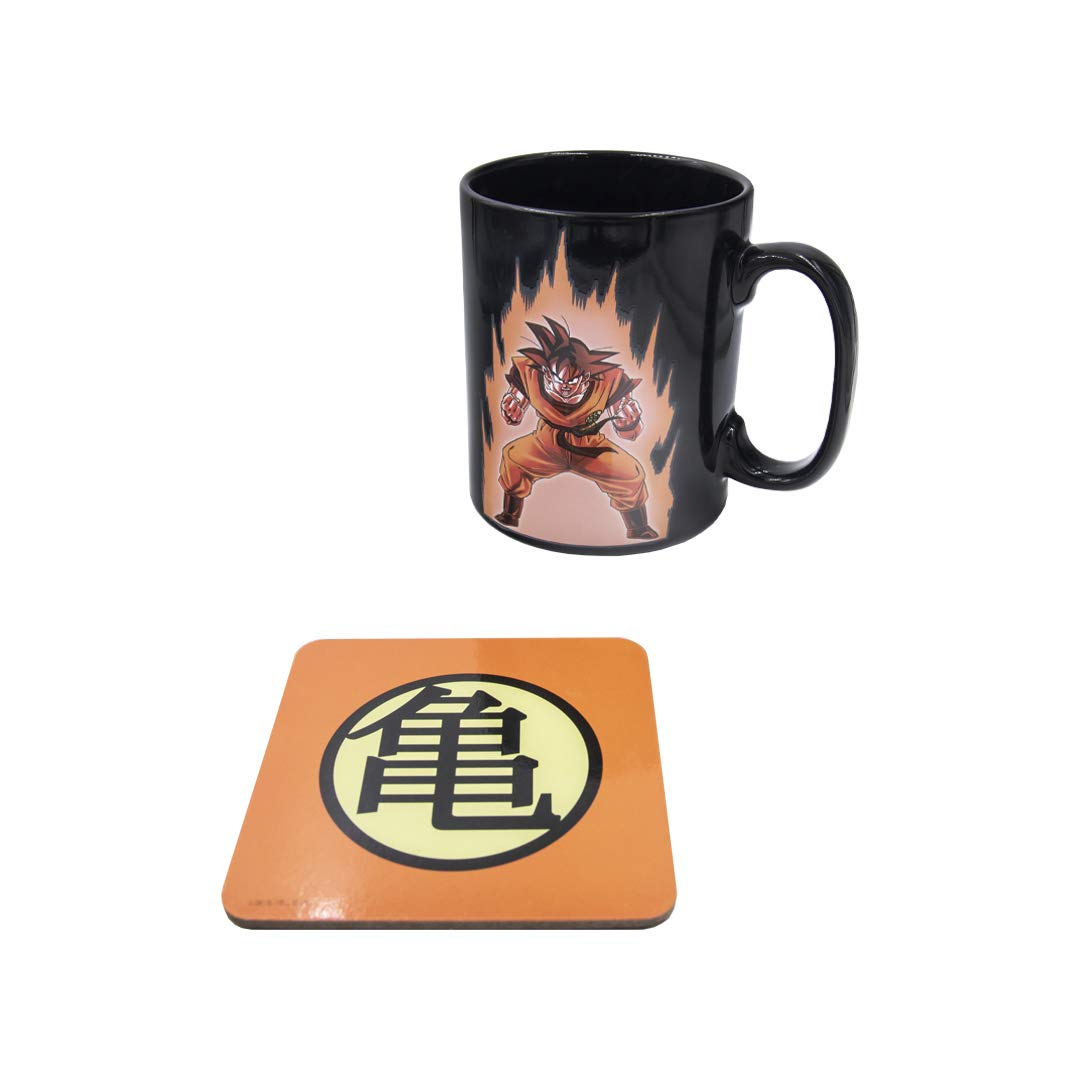 Dragonball-Z Super Saiyan Power Up Heat Changing Coffee Mug - Goku