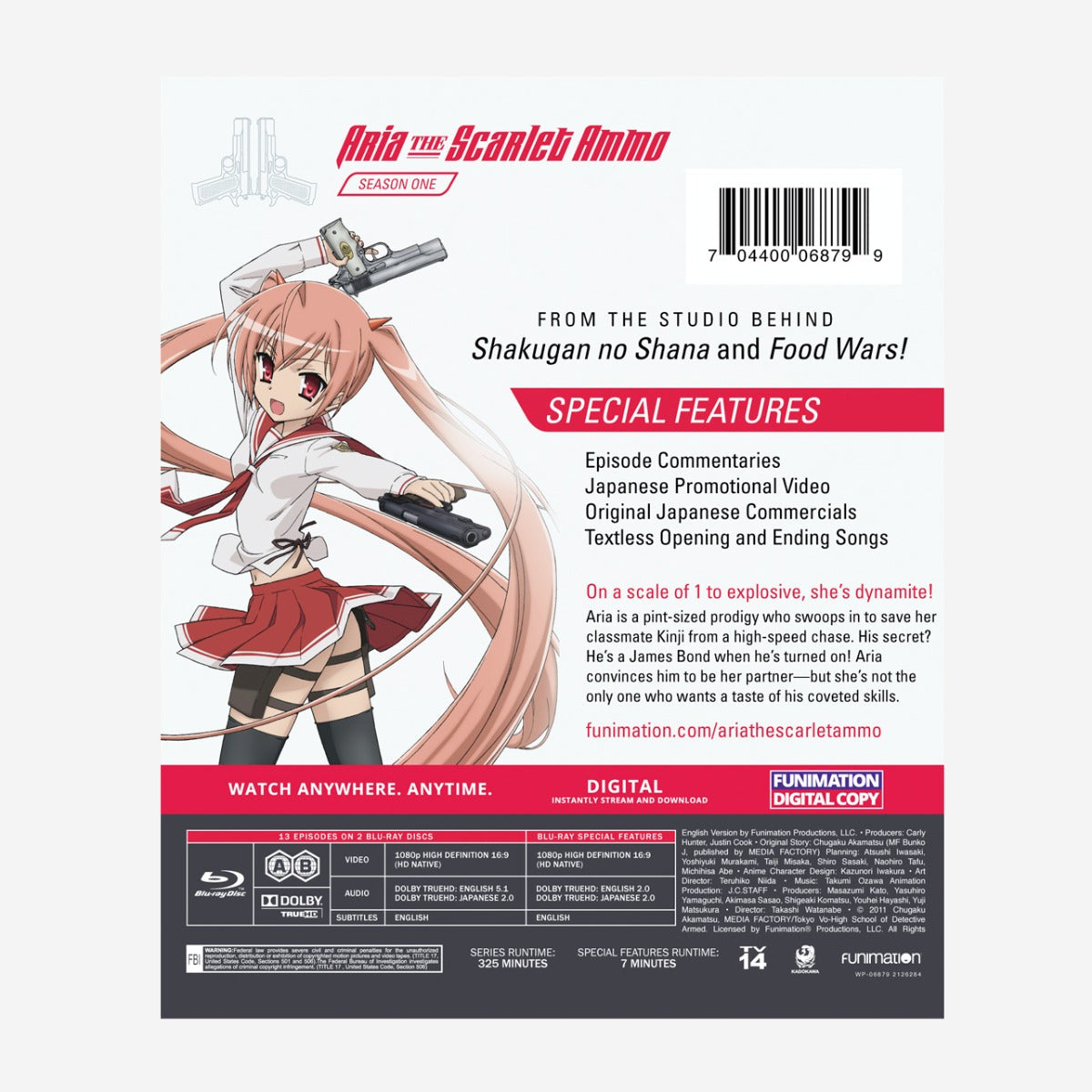 Aria the Scarlet Ammo - Season 1 - Essentials - Blu-ray image count 1