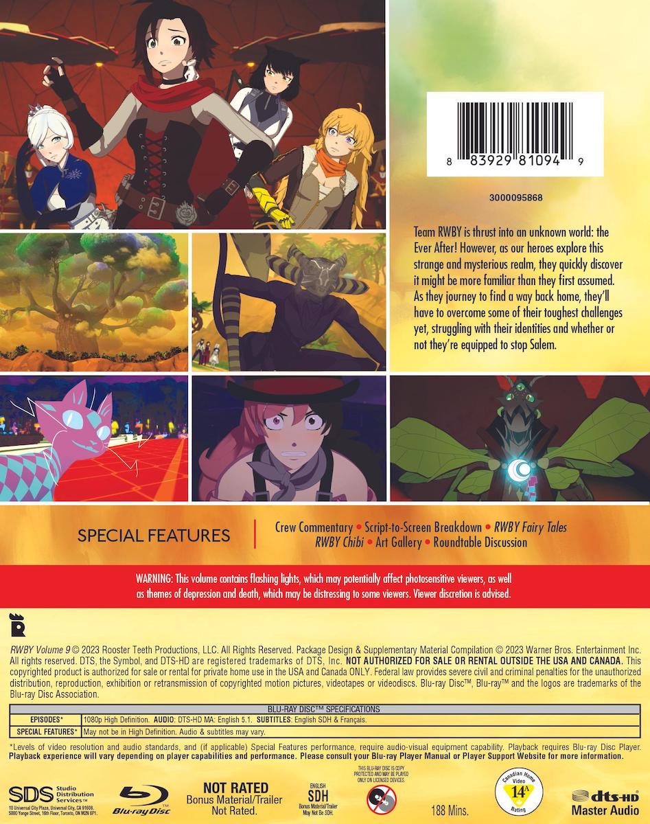 RWBY Volume 9 Blu-ray