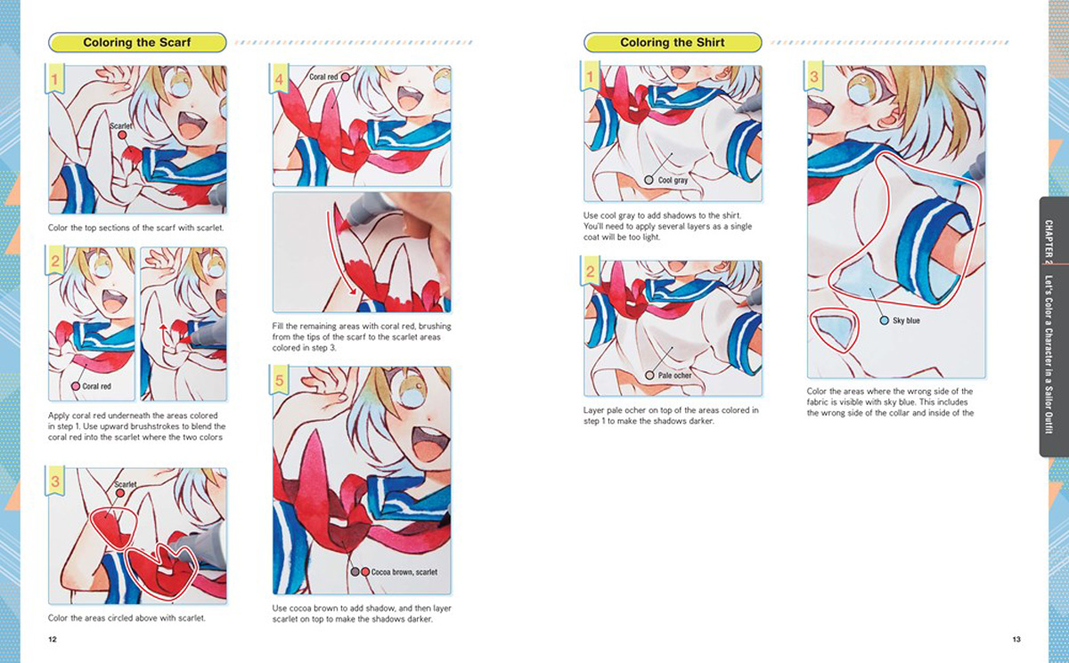 Manga Artists' Beginner's Guide To Alcohol Markers image count 6