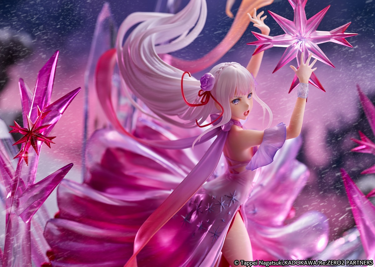 Emilia Frozen Crystal Dress Ver Re:ZERO Figure image count 8