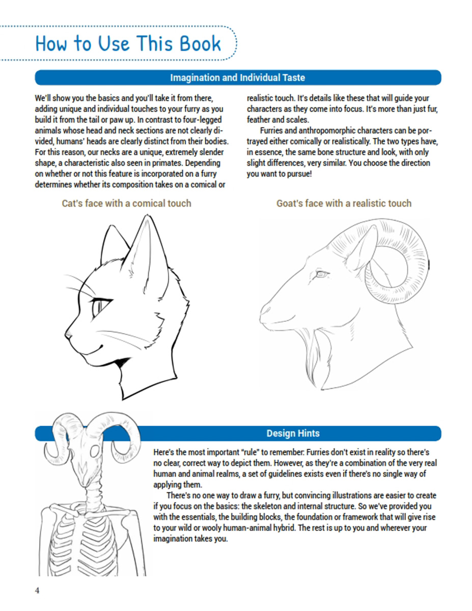 How to Draw Manga Furries: The Complete Guide to Anthropomorphic Fantasy Characters (Color) image count 3