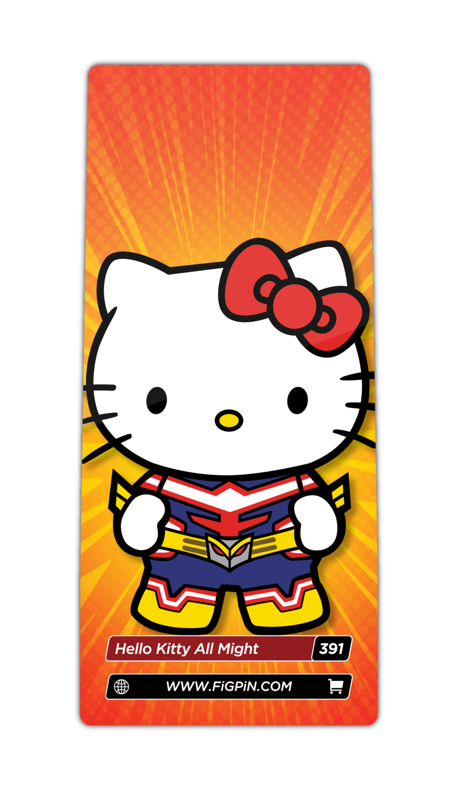 My Hero Academia - Hello Kitty All Might FiGPiN (#391) image count 3