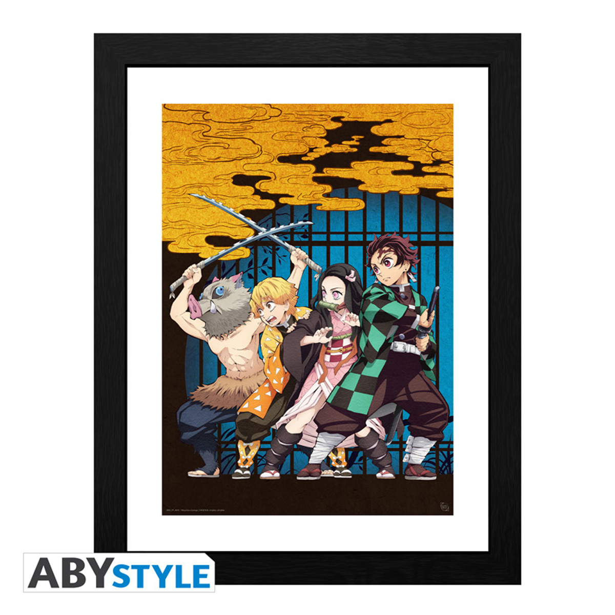 Joining the Fight! Demon Slayer Framed Print image count 0