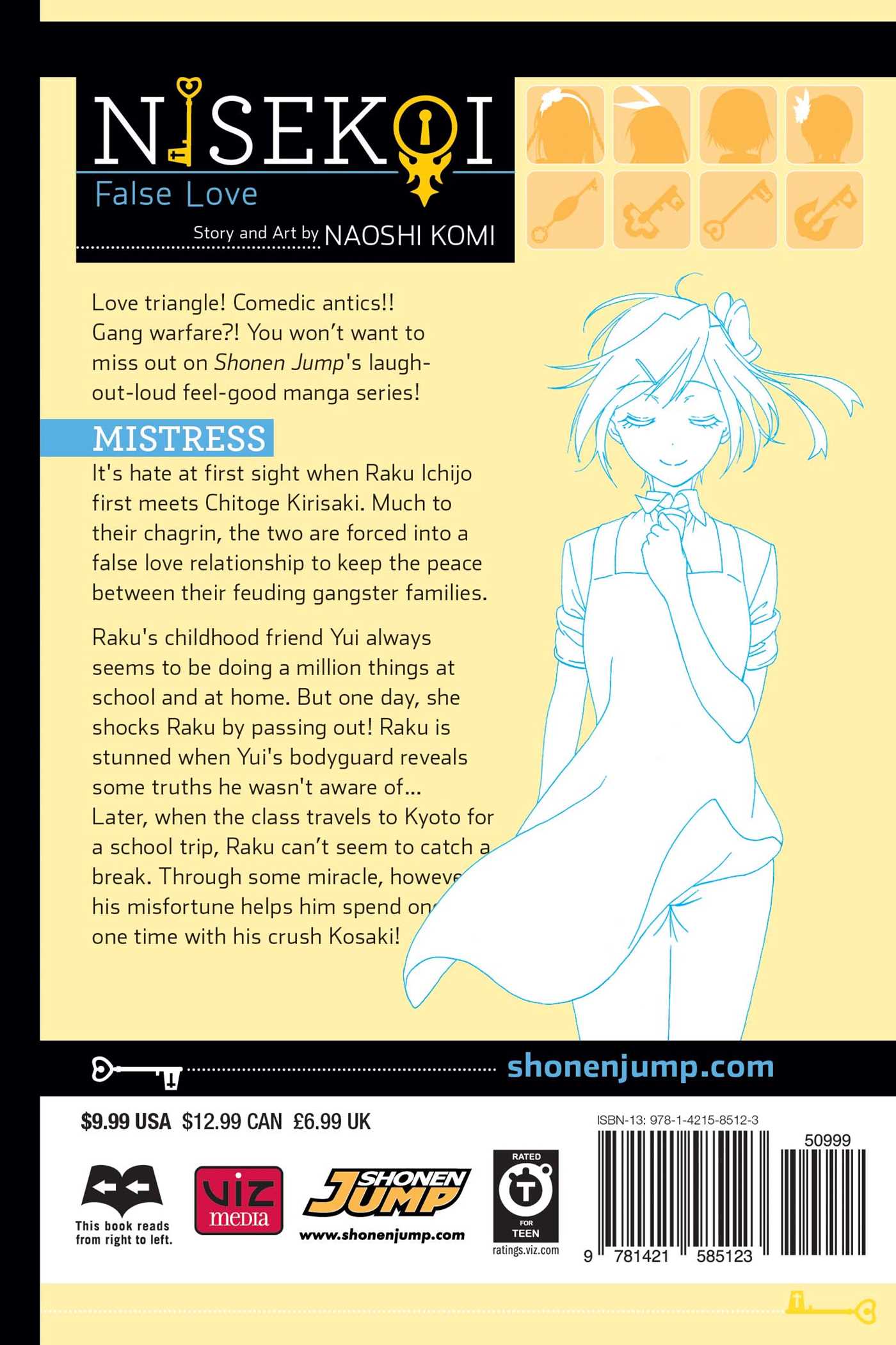 Nisekoi: False Love, Volume 1: The Promise by Naoshi Komi, Paperback