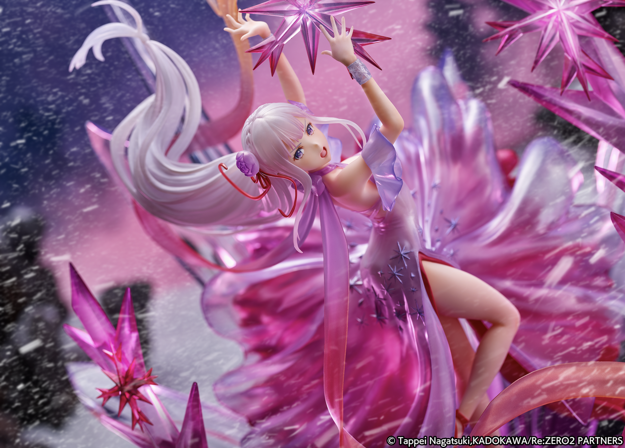 Re:Zero - Frozen Emilia 1/7 Scale Figure (Crystal Dress Ver.) image count 10