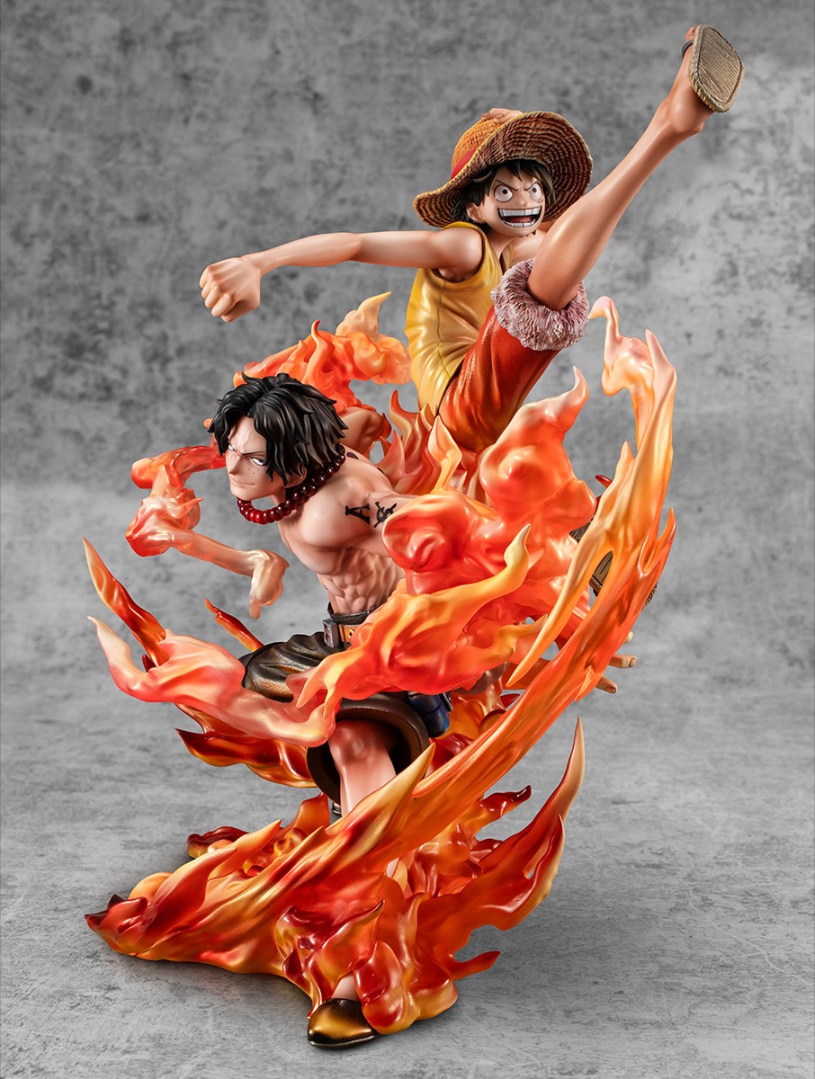 One Piece - Luffy & Ace Portrait.Of.Pirates NEO-MAXIMUM Figure Set (Bond Between Brothers 20th LIMITED Ver.) image count 2
