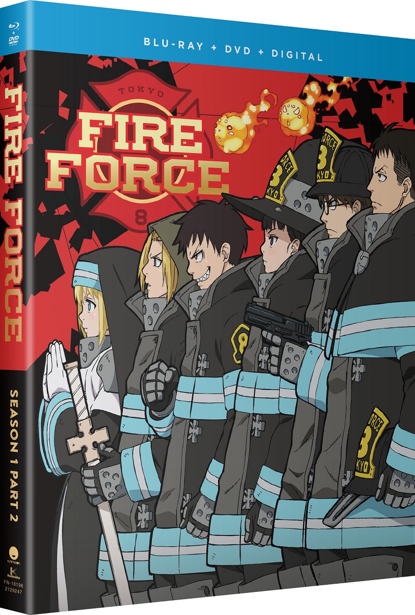 Fire Force Season 2 Part 1 Blu-Ray + DVD + Digital