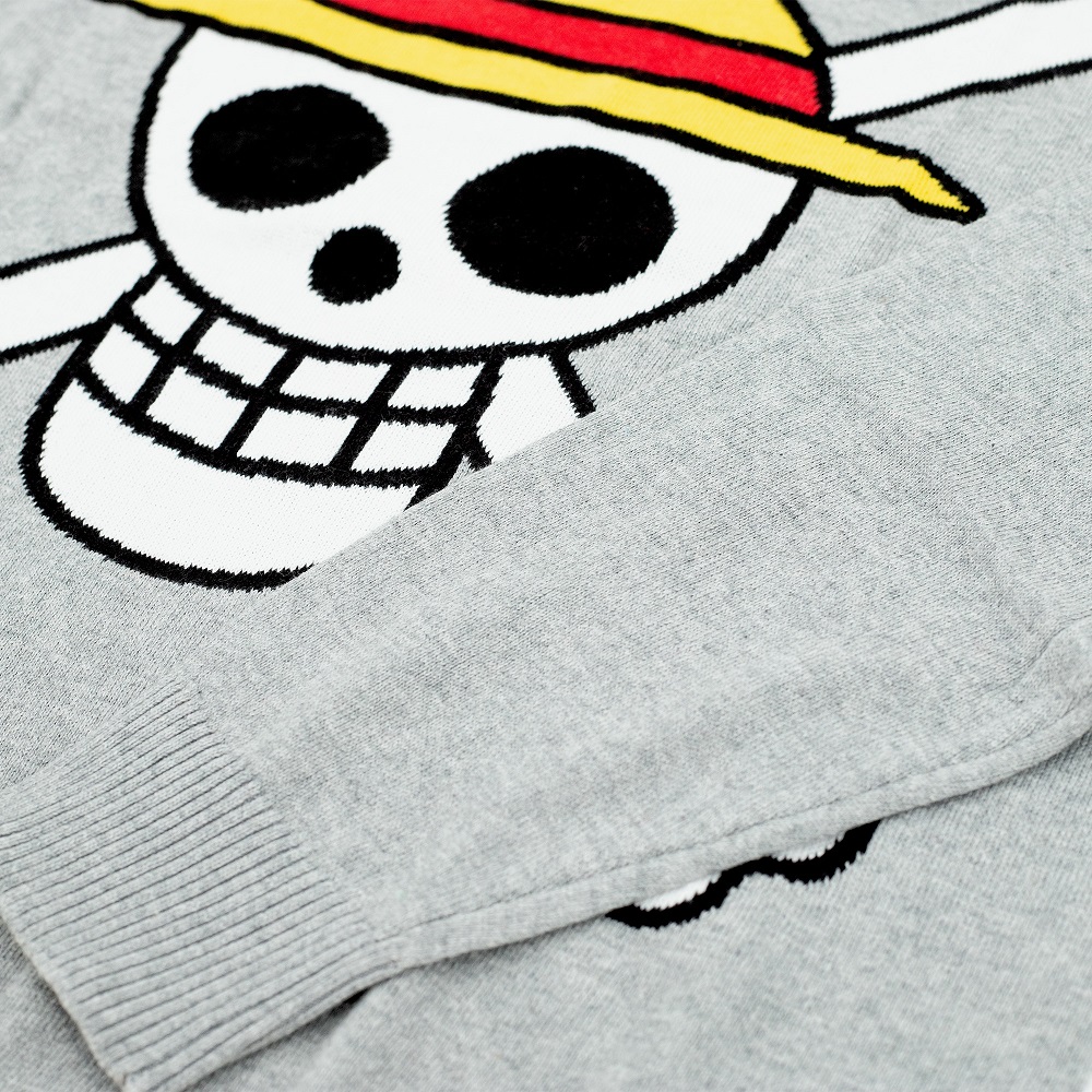 One Piece - Straw Hat Jolly Roger Sweater image count 3