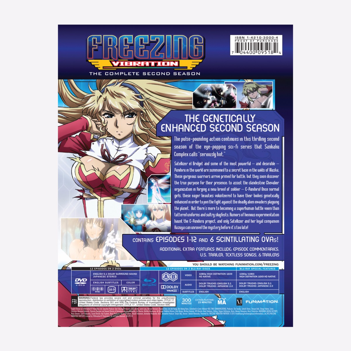 Freezing Vibration The Complete Series Limited Edition Bluray + DVD Crunchyroll store