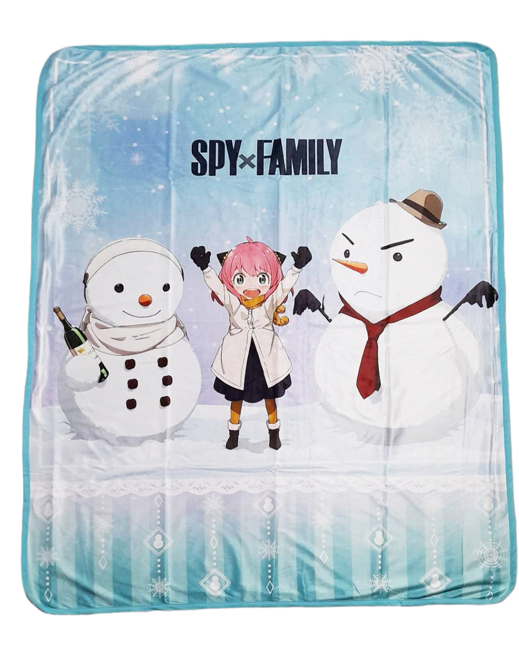 Spy x Family - Anya Snowman Throw Blanket image count 0