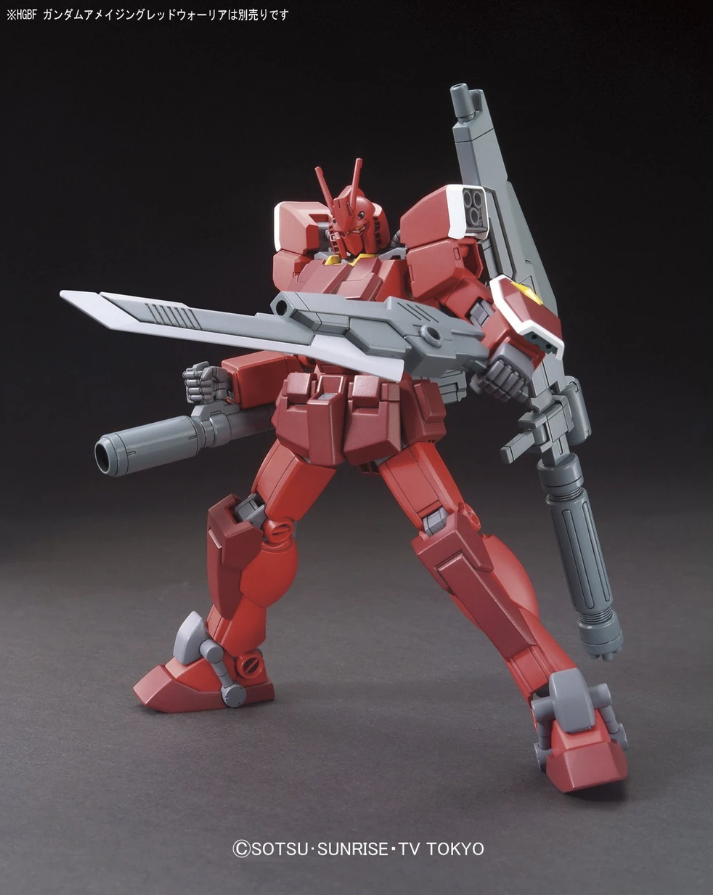 Gundam Amazing Red Warrior Mobile Suit Gundam HGBF 1/144 Model Kit image count 1