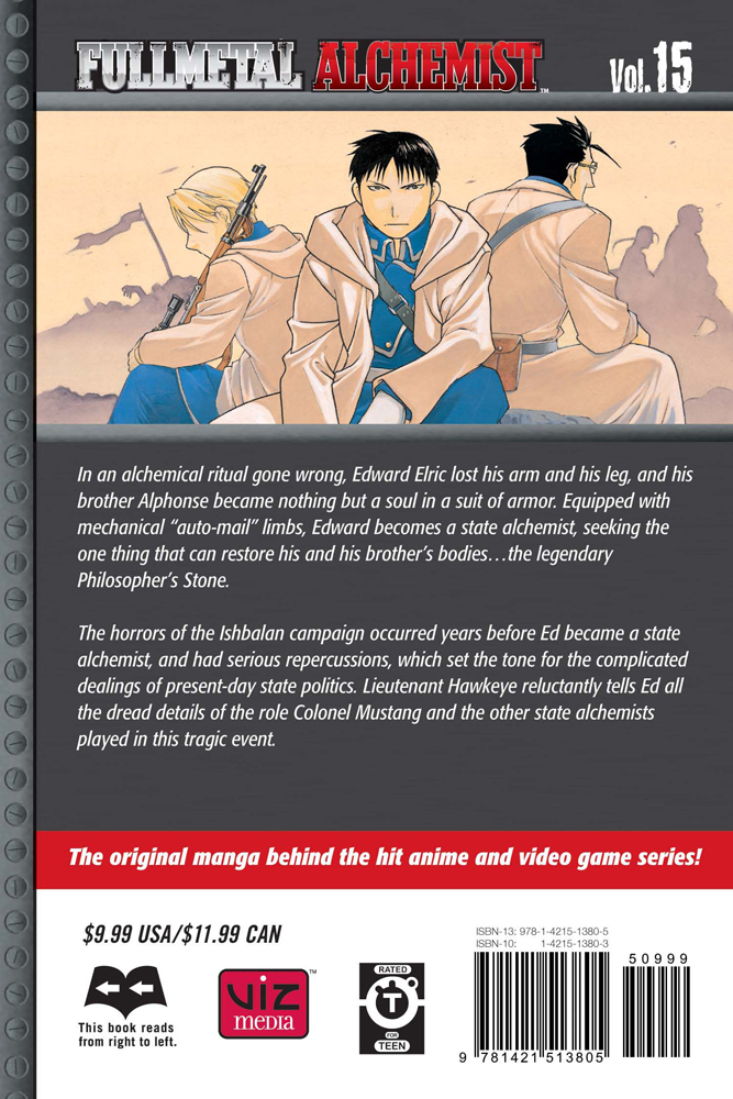 Fullmetal Alchemist  Volume 15 revelará o verdadeiro propósito da Guerra  de Ishval; confira capa