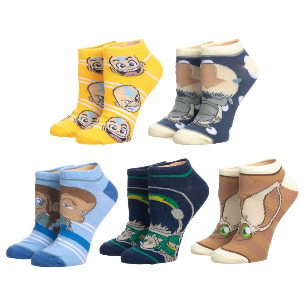 Avatar: The Last Airbender - Character Ankle Socks 5 Pair image count 0