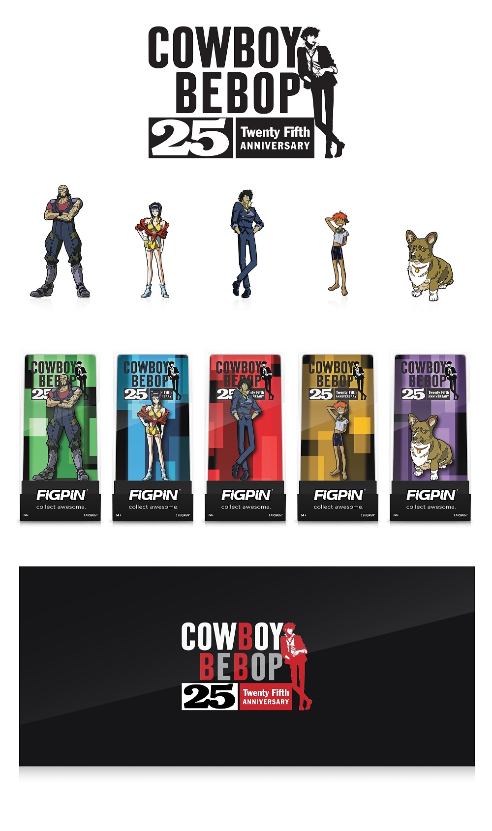 cowboy-bebop-25th-anniversary-figpin-collection-crunchyroll-exclusive image count 0