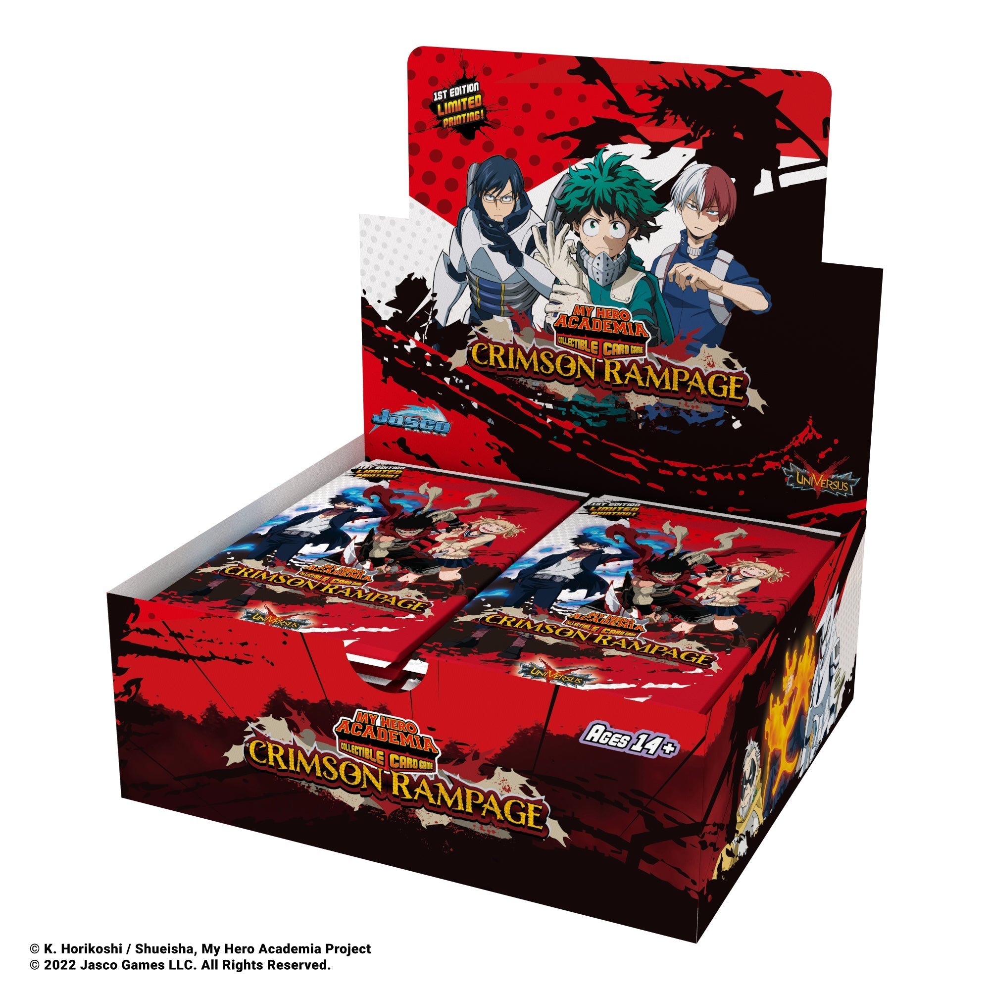 My Hero Academia - Collectible Card Game Series 2: Crimson Rampage Booster Box image count 1