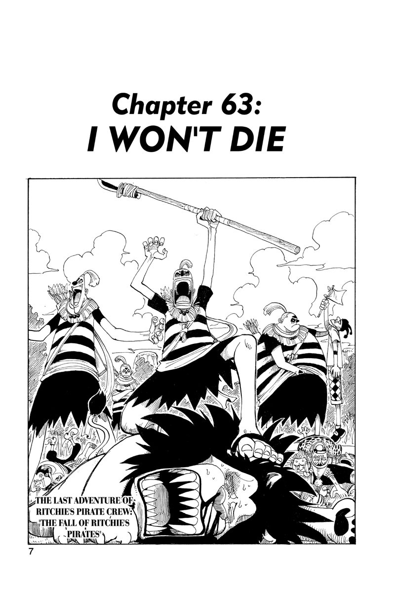 One Piece, Volume 8: I Won't Die by Eiichiro Oda