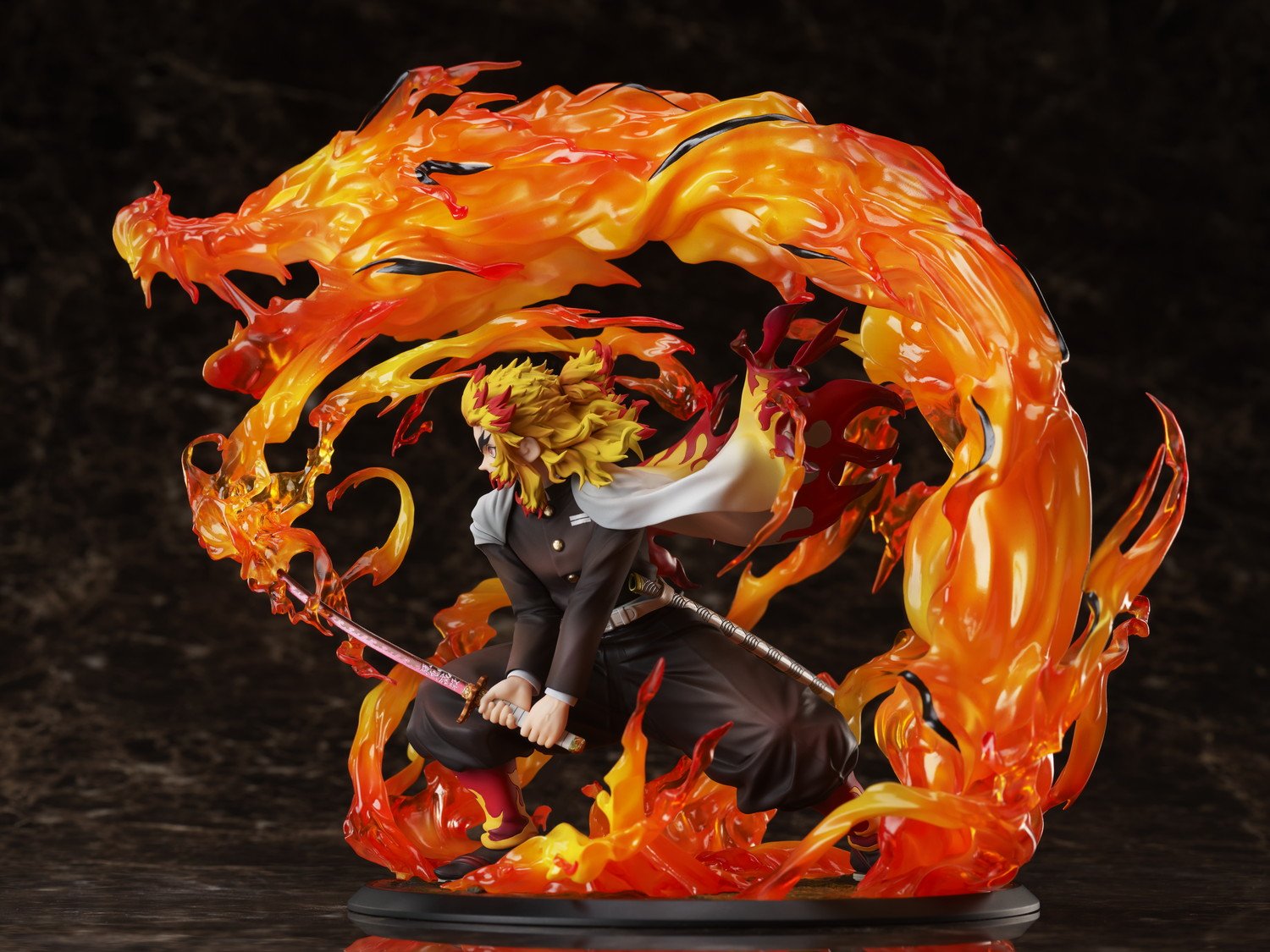 Demon Slayer Kyojuro Rengoku Figure Flame Breathing Esoteric Art