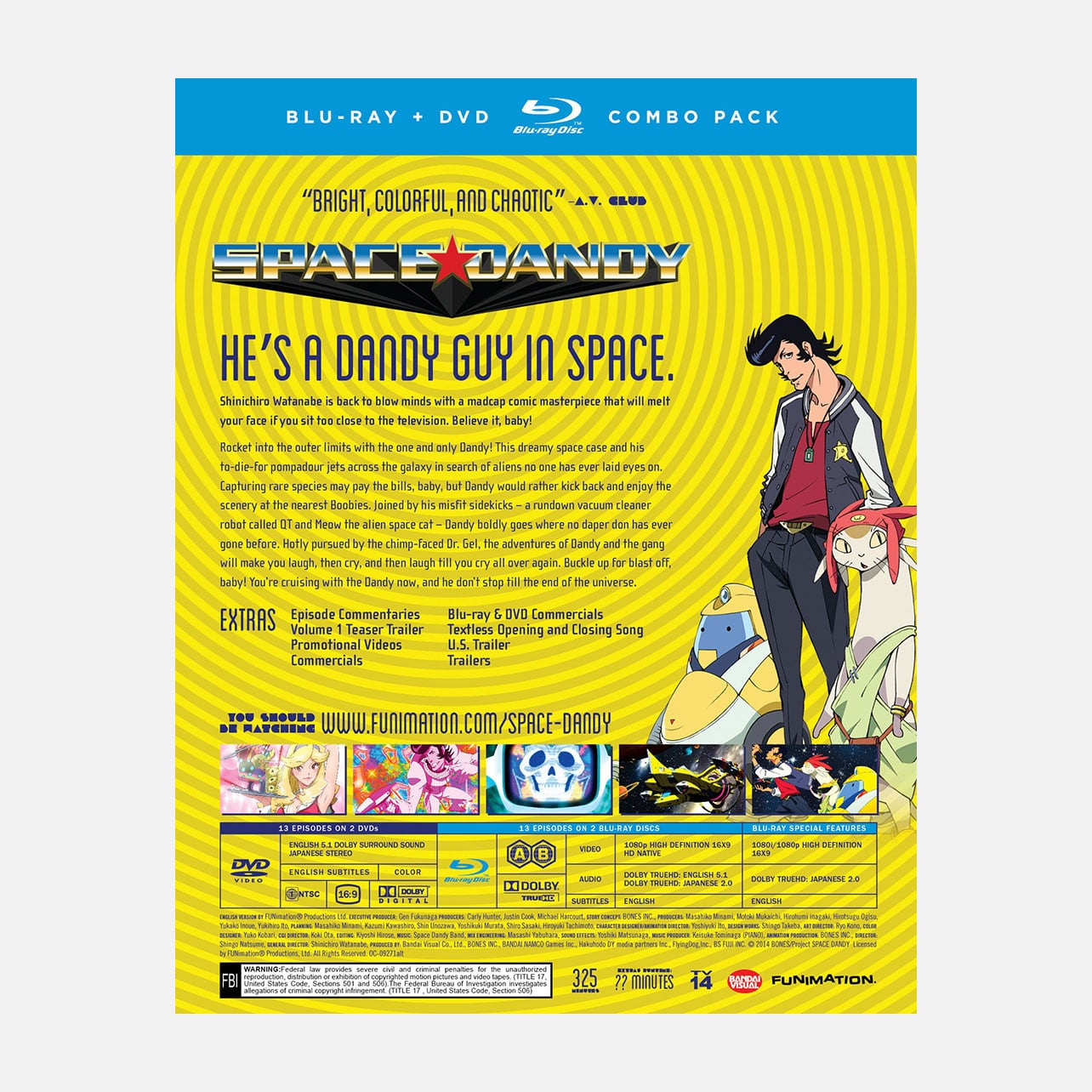 Space Dandy - Season 1 - Blu-ray + DVD image count 1