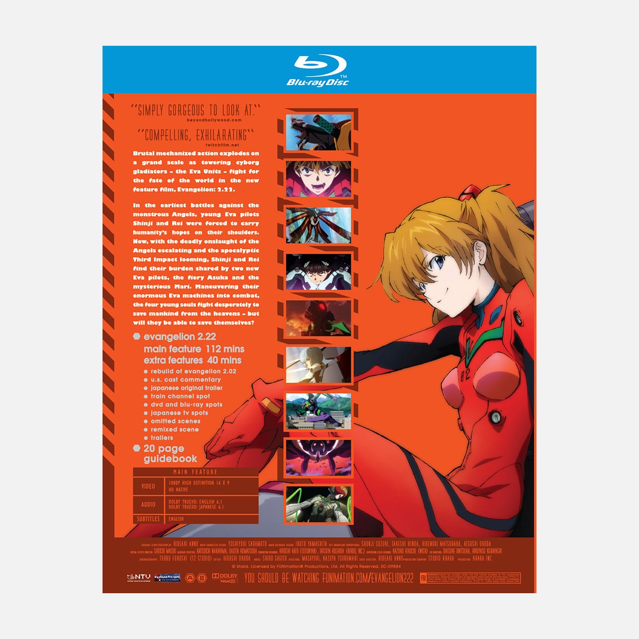 Evangelion:2.22 - You Can Not Advance - Blu-Ray | Crunchyroll store