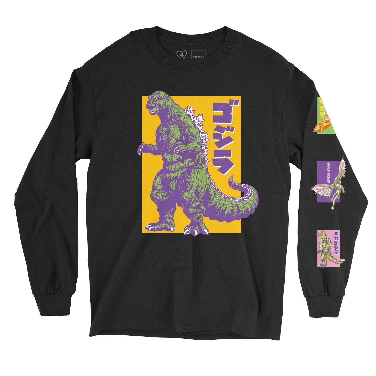 CR Loves GODZILLA and Enemies Long Sleeve image count 2
