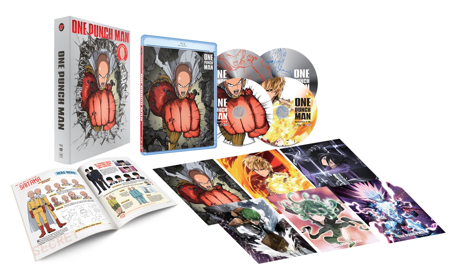 One-Punch Man Season 1 Limited Edition Blu-ray/DVD image count 1