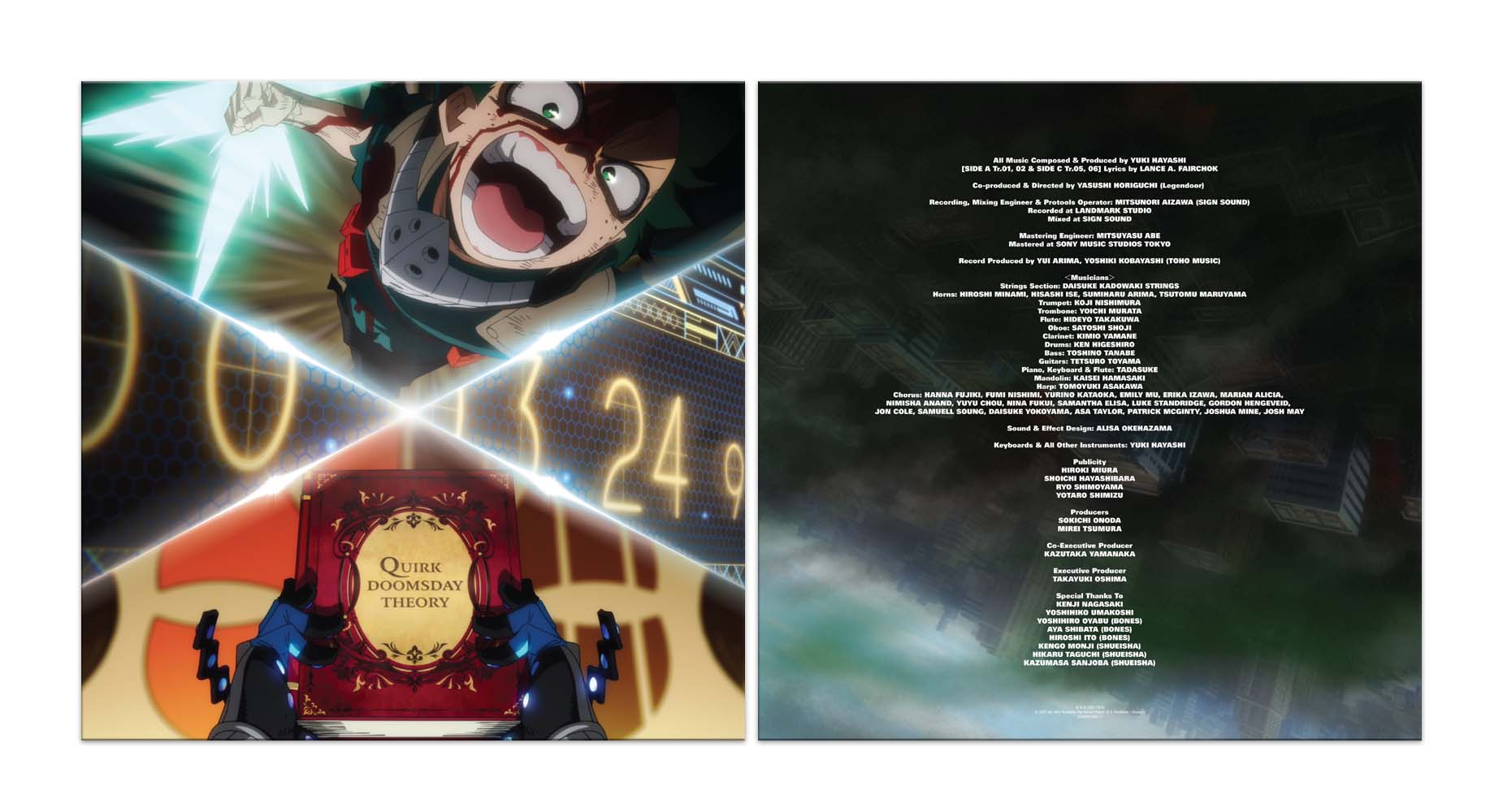 My Hero Academia: World Heroes' Mission - Original Soundtrack LP Vinyl image count 3