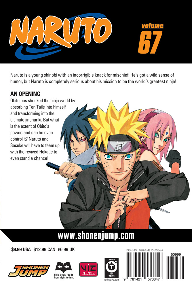 Naruto Manga Volume 67