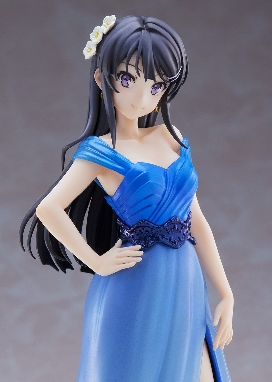Rascal Does Not Dream of Bunny Girl Senpai - Mai Sakurajima Figure (Blue Wedding Dress Ver.) image count 5