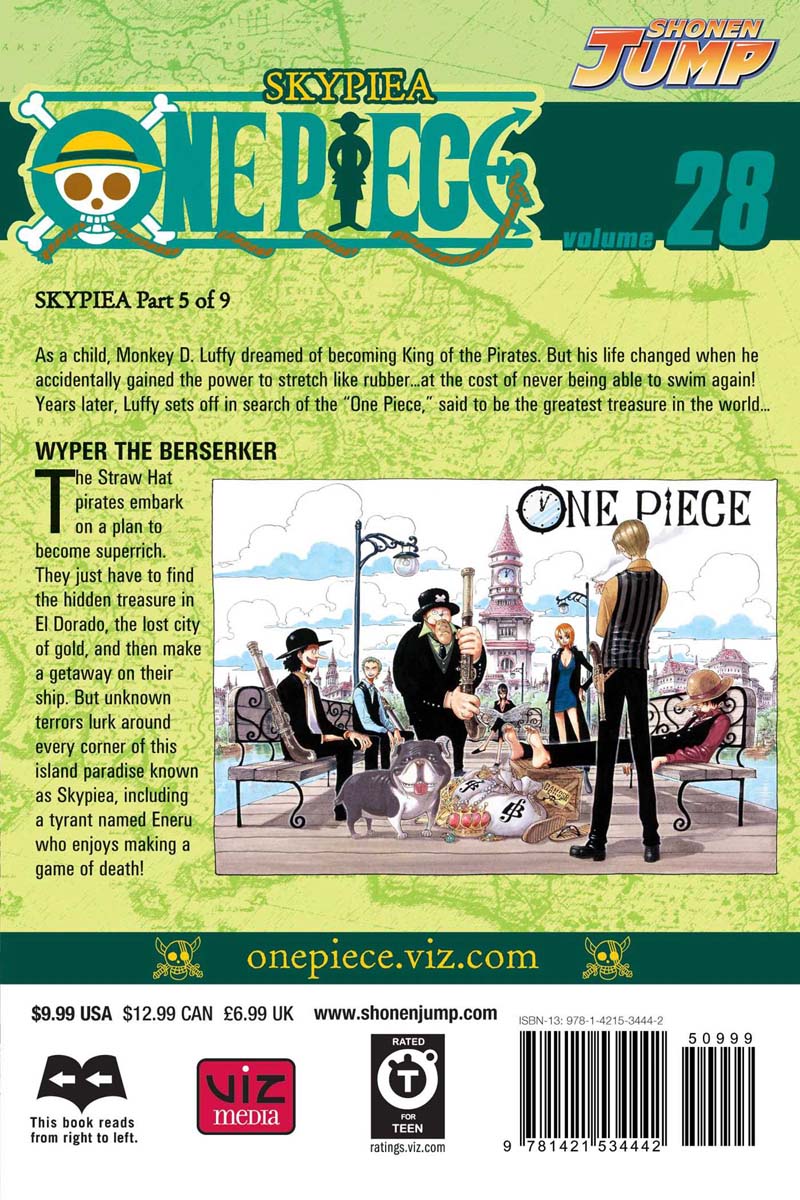 One Piece - Tome 28 : 370 pages en couleur ! Découvrez l'univers