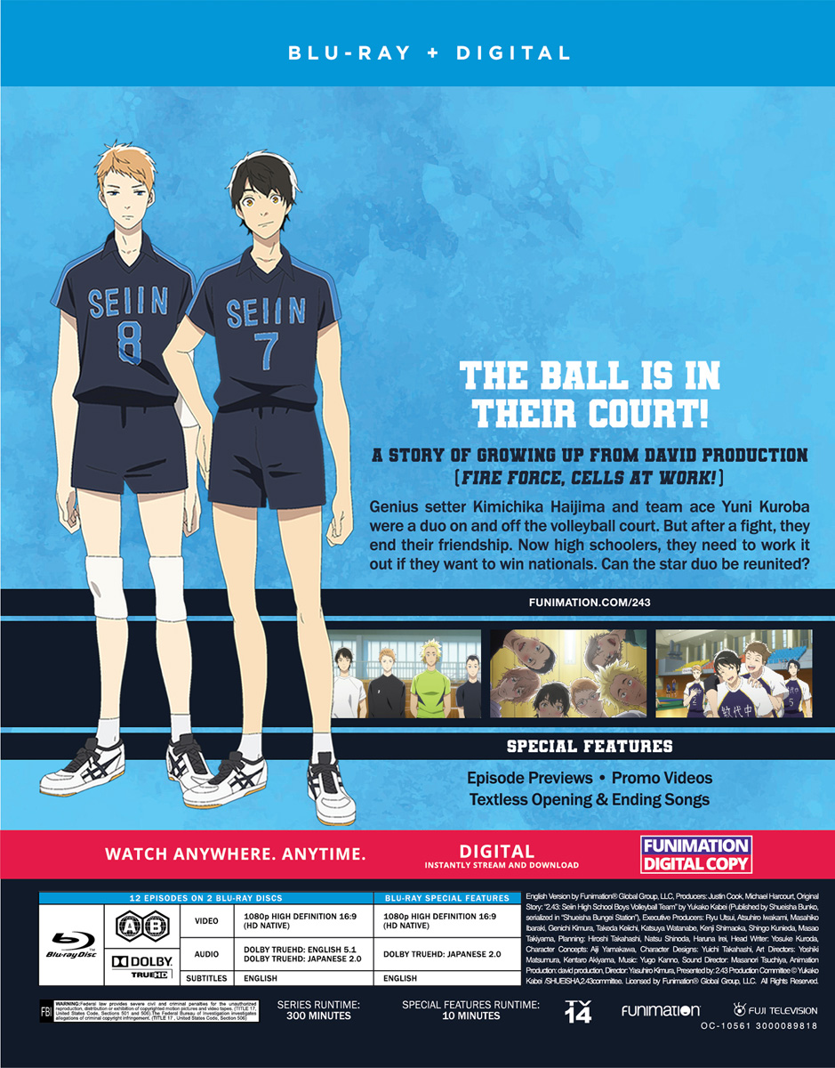 2.43: Seiin High School Boys Volleyball Team (English Dub) Runway - Watch  on Crunchyroll