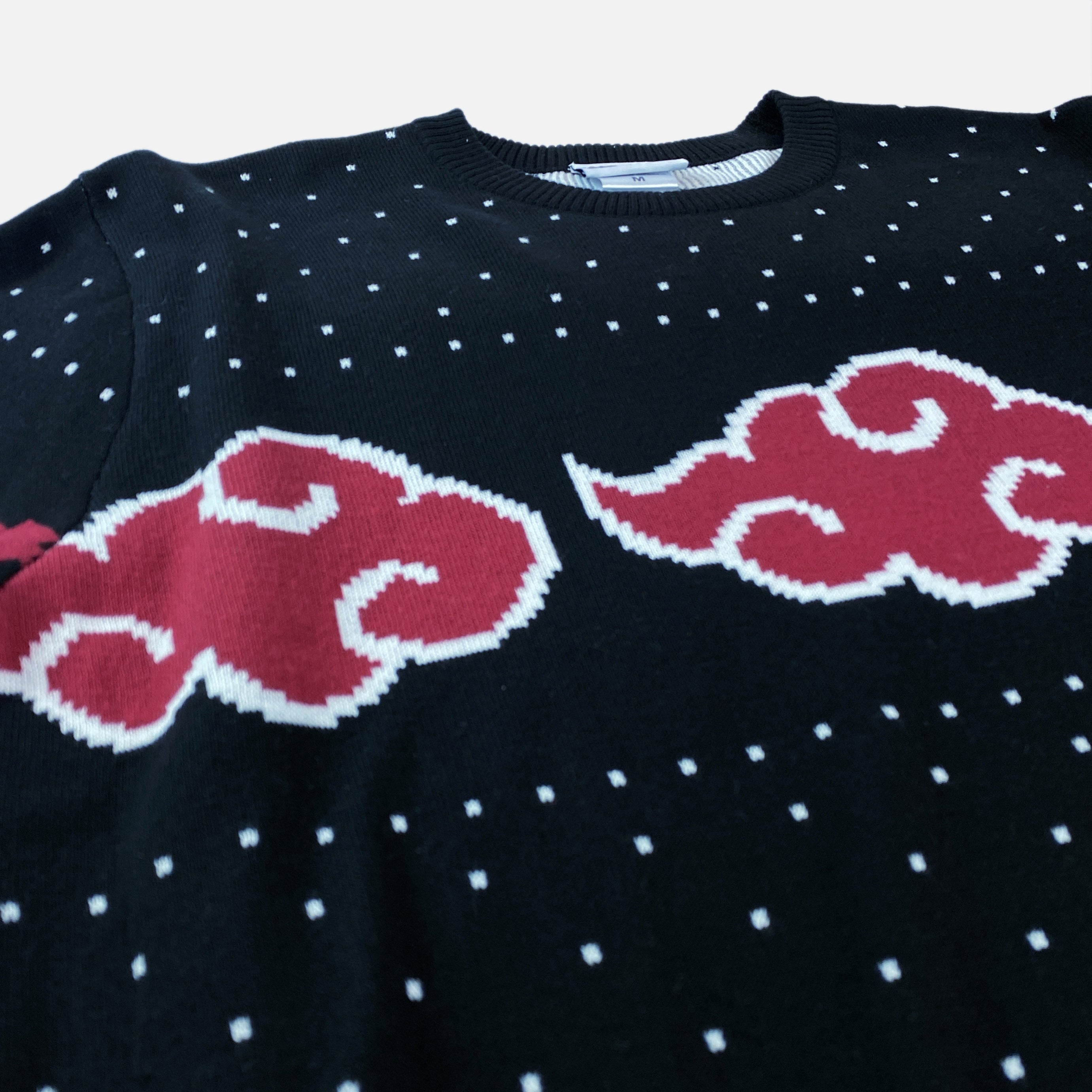 Naruto Shippuden - Akatsuki Cloud Holiday Sweater - Crunchyroll Exclusive! image count 1