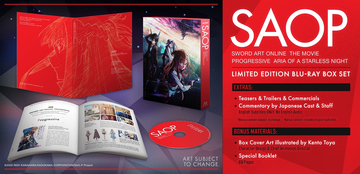 Sword Art Online the Movie Progressive Aria of a Starless Night Limited Edition Blu-ray image count 1