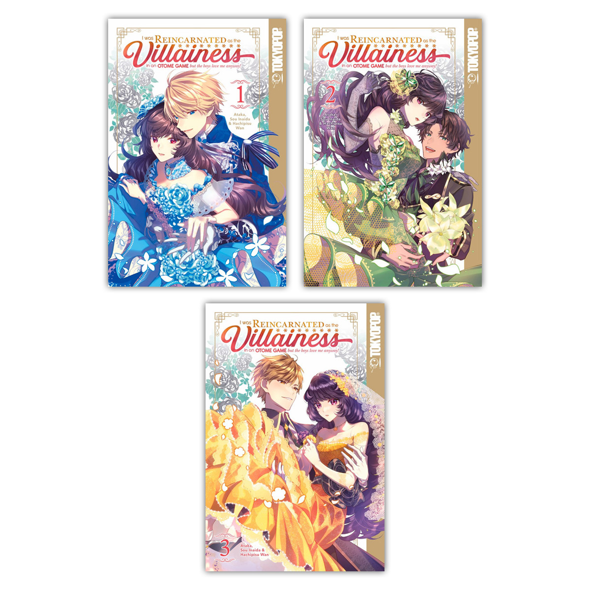 I Was Reincarnated as the Villainess in an Otome Game but the Boys Love Me  Anyway! Manga (1-3) Bundle | Crunchyroll Store