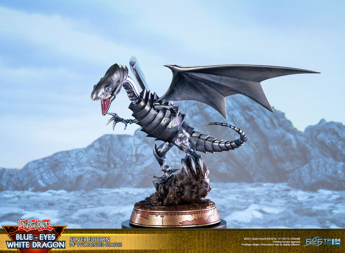 Blue-Eyes White Dragon Silver Variant Ver Yu-Gi-Oh! Statue